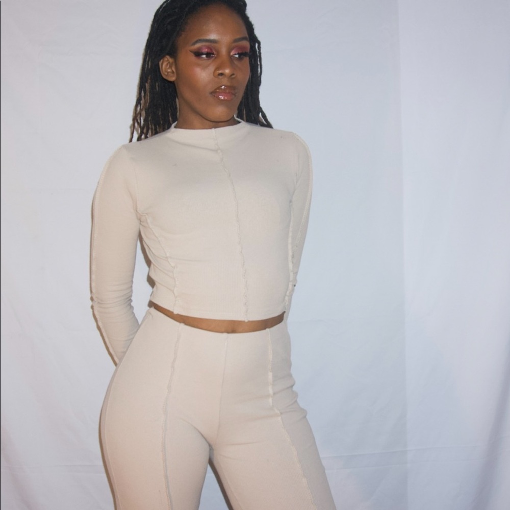 two piece nude set